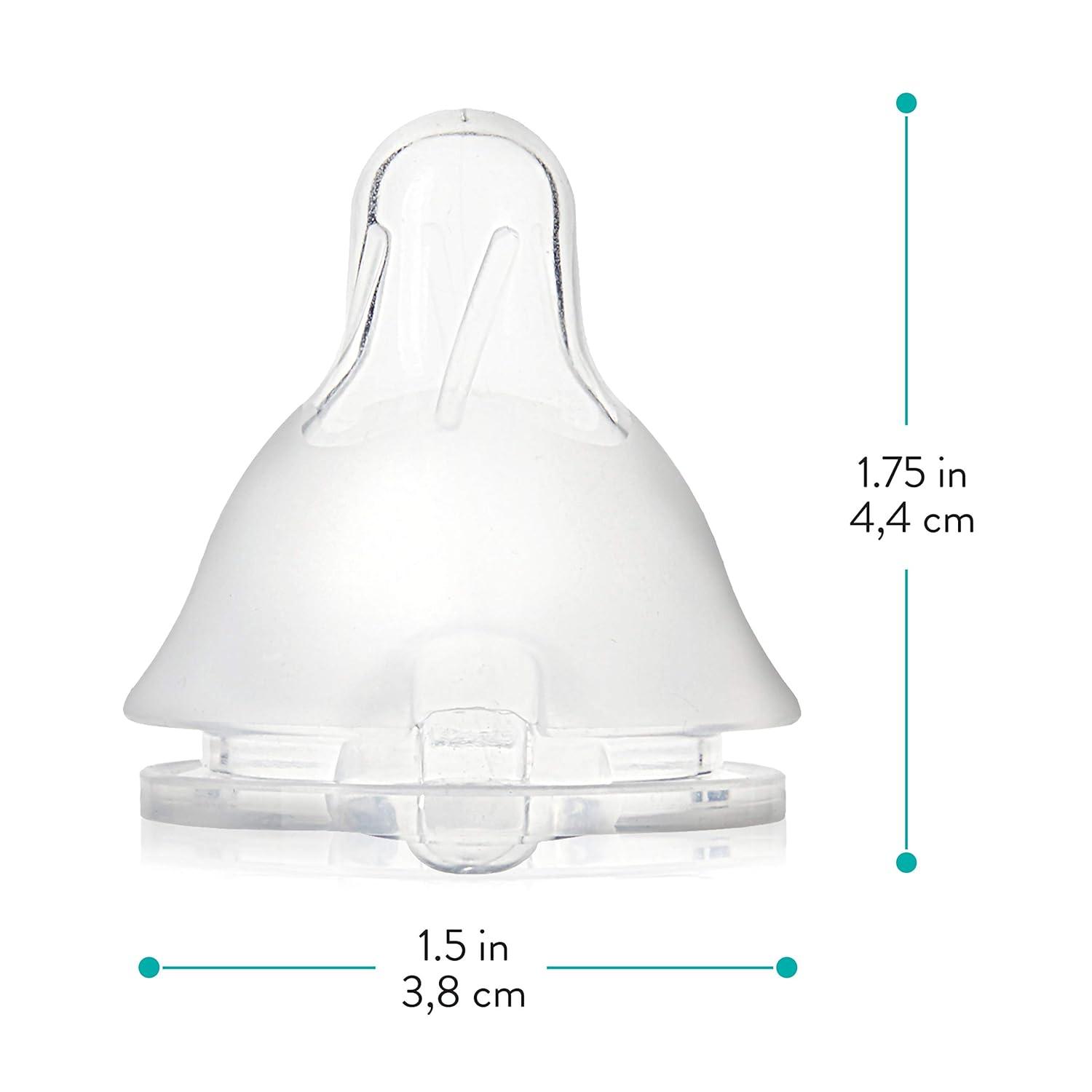 image:imageEvenflo Balance Plus Standard Neck 15 in Nipples for use ONLY with Evenflo Balance Plus Standard Neck Bottles Fast Flow for 8 Months and up 6Pack NOT Compatible with Any Other Bottles