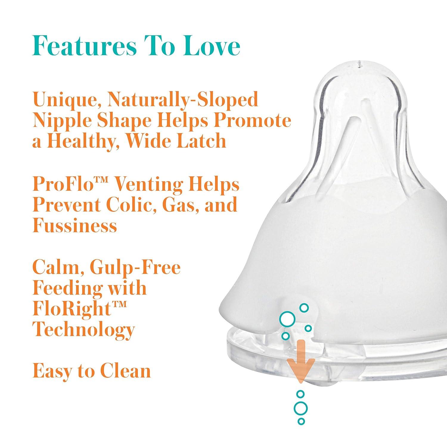 image:imageEvenflo Balance Plus Standard Neck 15 in Nipples for use ONLY with Evenflo Balance Plus Standard Neck Bottles Slow Flow for 0 Months and up 6 Pack NOT Compatible with Any Other Bottles