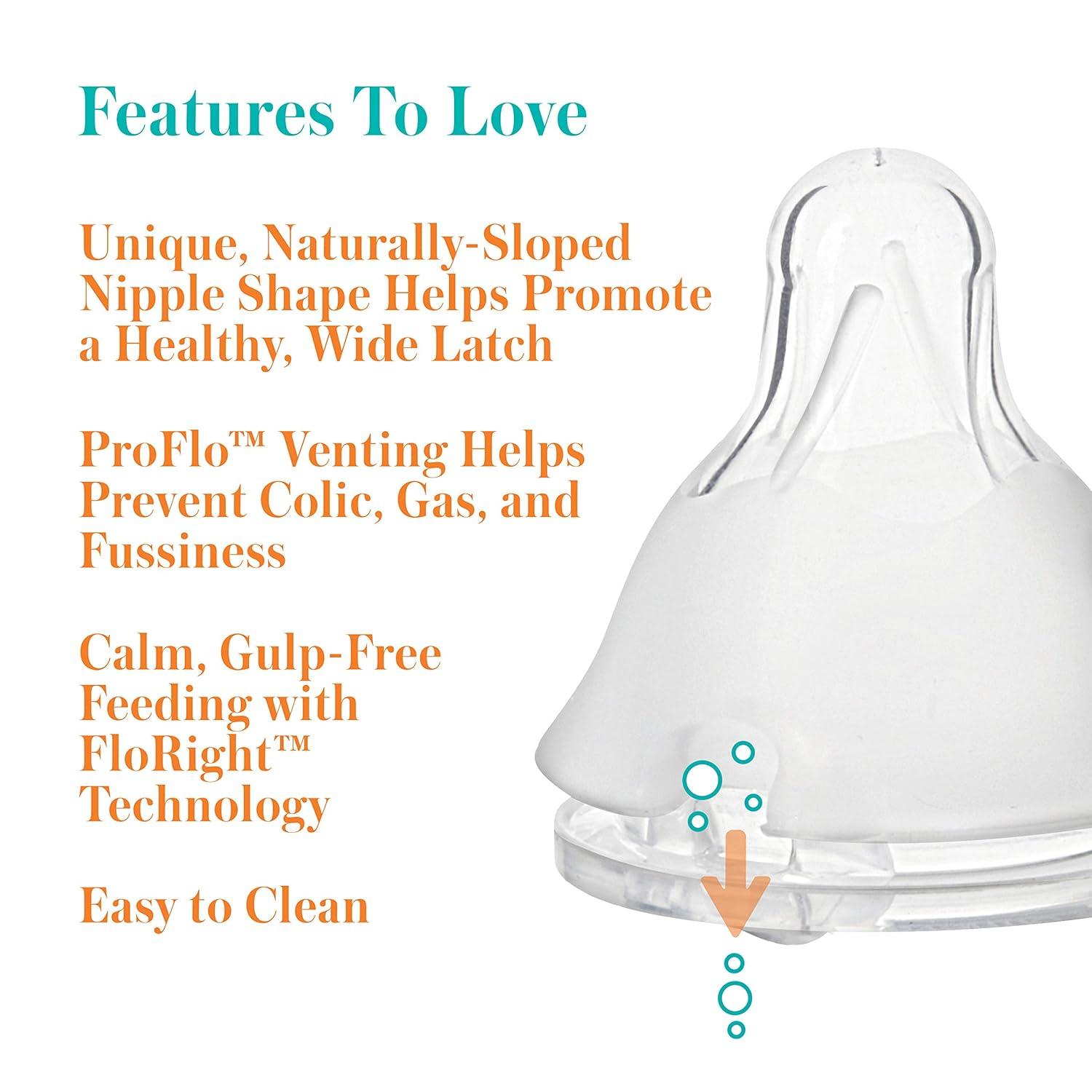 image:imageEvenflo Balance Plus Standard Neck Nipples for use with Evenflo Balance Plus Standard Neck Bottles Medium Flow for 3 Months and up 6Pack