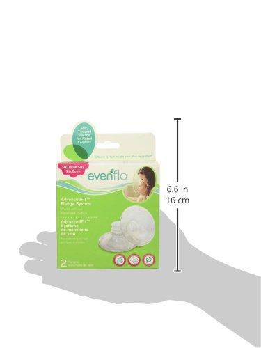 image:imageEvenflo Feeding 2 Piece AdvancedFit Flange System XLarge and XXLarge 330mm and 360mm 2 of EachMedium 2 Count