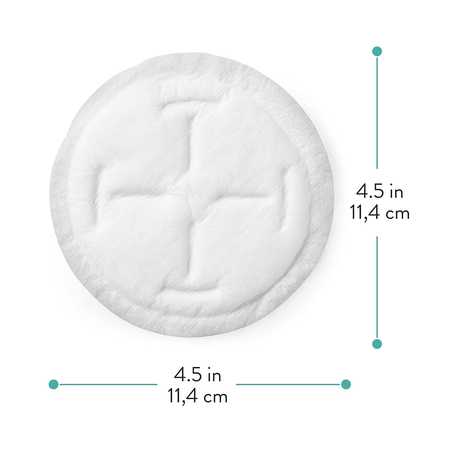 image:imageEvenflo Feeding Disposable Breast Pads for Nursing Women Breathable and High Absorbency White 60 CountWhite