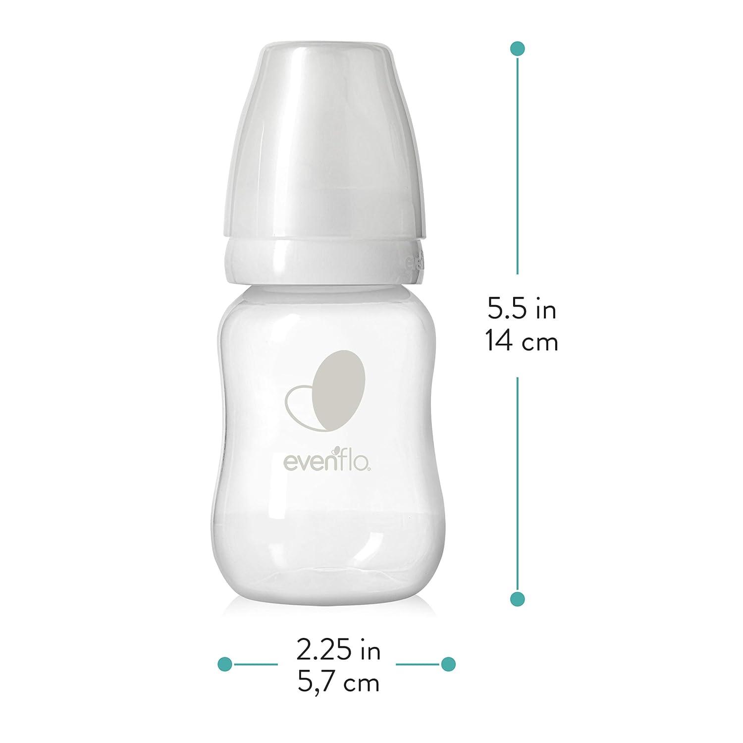 image:imageEvenflo Feeding Premium Proflo Venting Balance Plus Standard Neck Baby Newborn and Infant Bottles Developed by Pediatric Feeding Specialists 9 Ounce Pack of 6Teal Green Blue