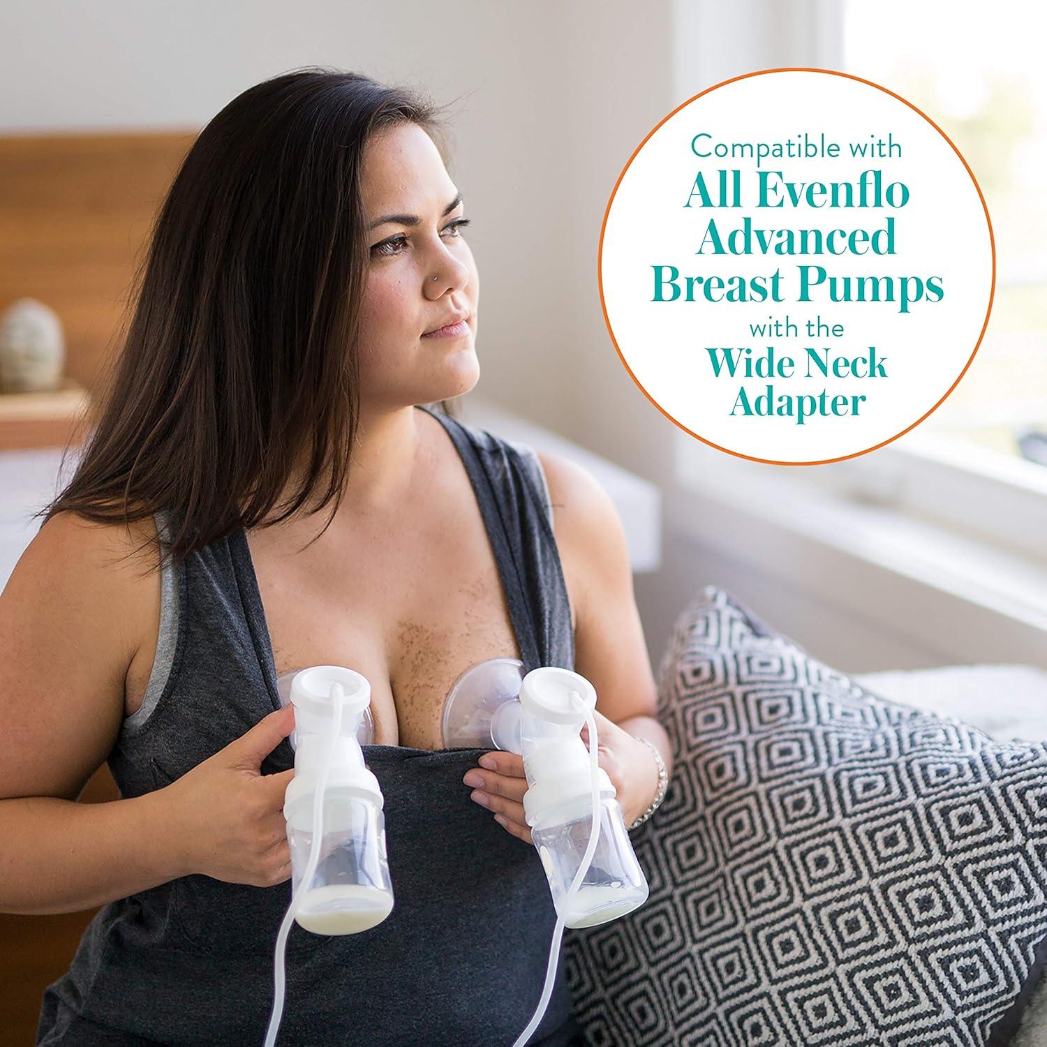 image:imageEvenflo Feeding Premium Proflo Venting Balance Plus Wide Neck Baby Newborn and Infant Bottles Developed by Pediatric Feeding Specialists 5 Ounce Pack of 66 Count Pack of 3