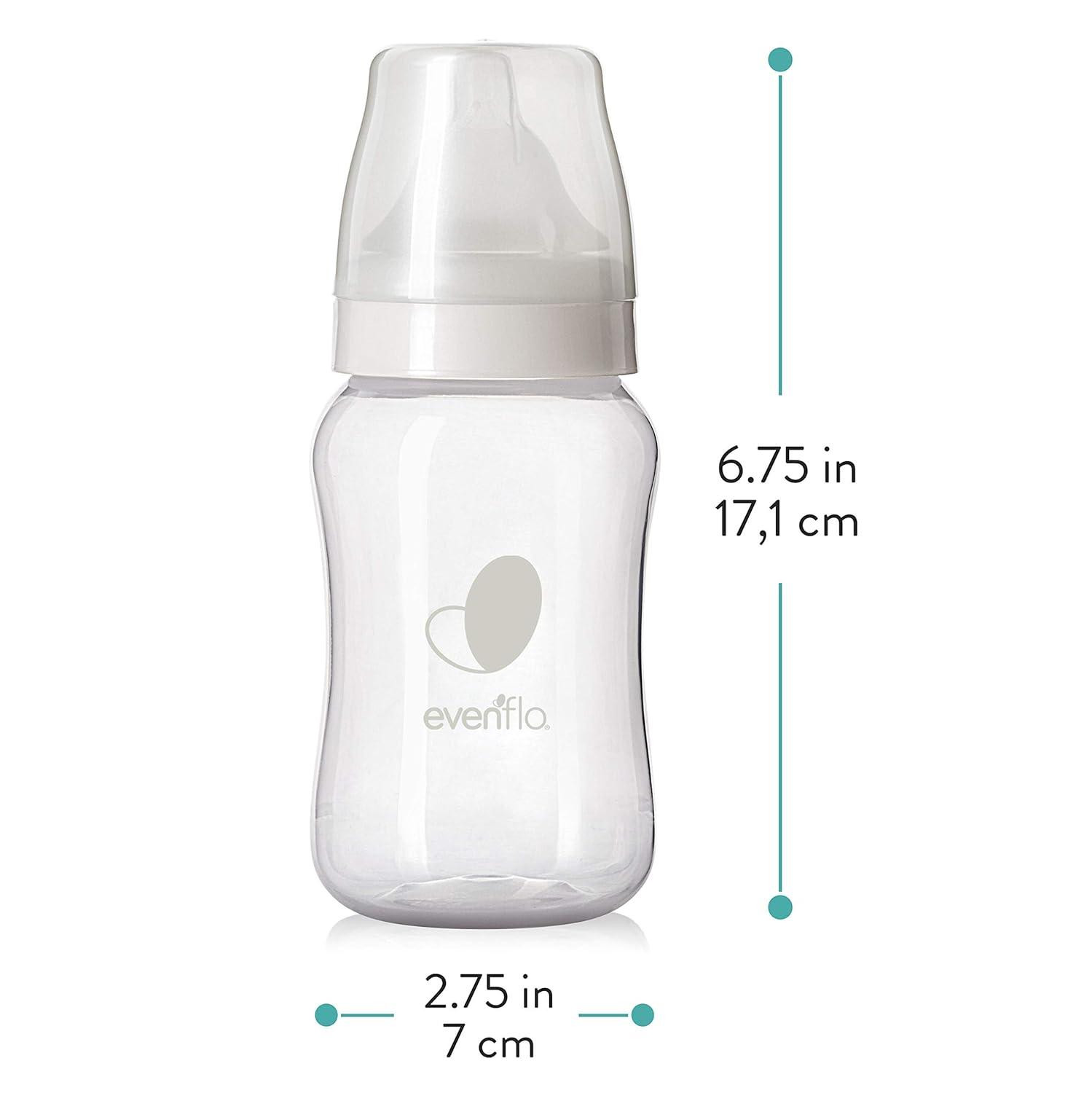 image:imageEvenflo Feeding Premium Proflo Venting Balance Plus Wide Neck Baby Newborn and Infant Bottles Helps Reduce Colic 9 Ounce Pack of 66 Count Pack of 1