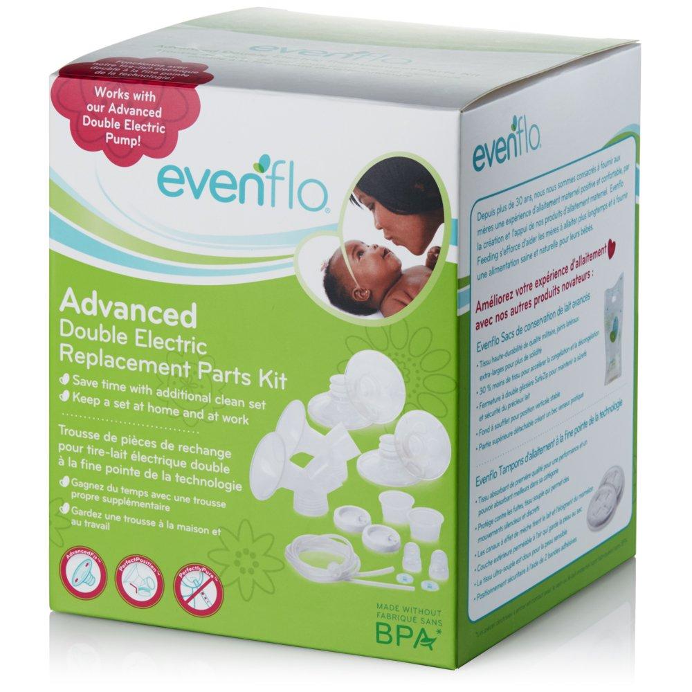 image:imageEvenflo Feeding Replacement Parts Breastfeeding Kit for Hospital Strength Advanced Double Electric Breast PumpBreastfeeding Kit