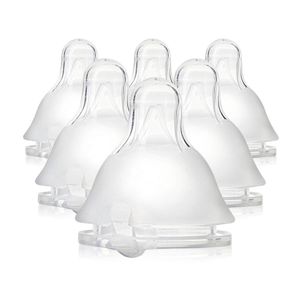 image:imageEvenflo Balance Plus Standard Neck 15 in Nipples for use ONLY with Evenflo Balance Plus Standard Neck Bottles Slow Flow for 0 Months and up 6 Pack NOT Compatible with Any Other Bottles