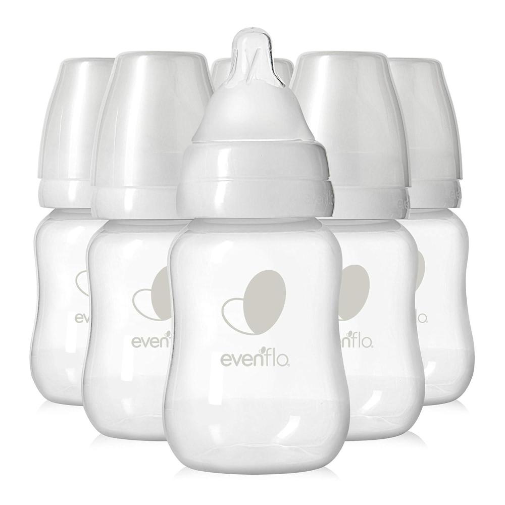 image:imageEvenflo Feeding Premium Proflo Venting Balance Plus Standard Neck Baby Newborn and Infant Bottles Developed by Pediatric Feeding Specialists 9 Ounce Pack of 6Teal Green Blue