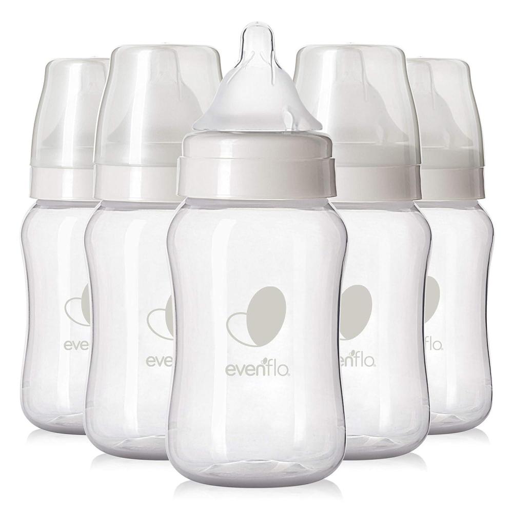 image:imageEvenflo Feeding Premium Proflo Venting Balance Plus Wide Neck Baby Newborn and Infant Bottles Helps Reduce Colic 9 Ounce Pack of 66 Count Pack of 1