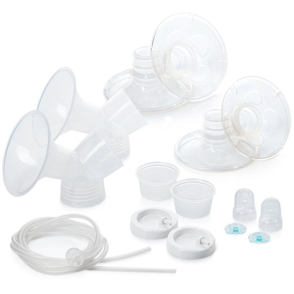 image:imageEvenflo Feeding Replacement Parts Breastfeeding Kit for Hospital Strength Advanced Double Electric Breast PumpBreastfeeding Kit