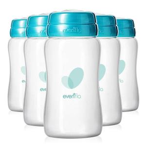 image:imageEvenflo Advanced Breast Milk Collection Bottles 5oz 6 Pack6 Count Pack of 1
