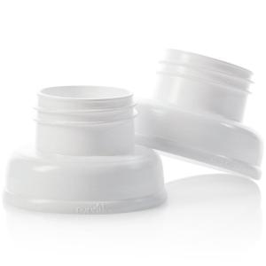 image:imageEvenflo Feeding Breast Pump Adapter to Balance Plus Wide Neck Baby Bottle Pack of 2 White 5142112