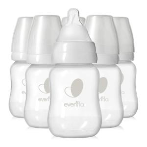 image:imageEvenflo Feeding Premium Proflo Venting Balance Plus Standard Neck Baby Newborn and Infant Bottles  Developed by Pediatric Feeding Specialists  9 Ounce Pack of 6Teal  Green  Blue