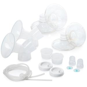 image:imageEvenflo Feeding Replacement Parts Breastfeeding Kit for Hospital Strength Advanced Double Electric Breast PumpBreastfeeding Kit