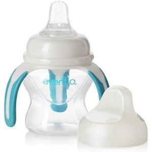 image:imageEvenflo Feeding Softflo Trainer Sippy Cup with Handle for Growing Baby and Toddler  Clear 5 Ounce Pack of 15 Ounces Pack of 12