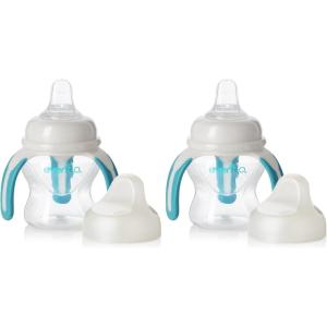 image:imageEvenflo Feeding Softflo Trainer Sippy Cup with Handle for Growing Baby and Toddler  Clear 5 Ounce Pack of 15 Ounces Pack of 2