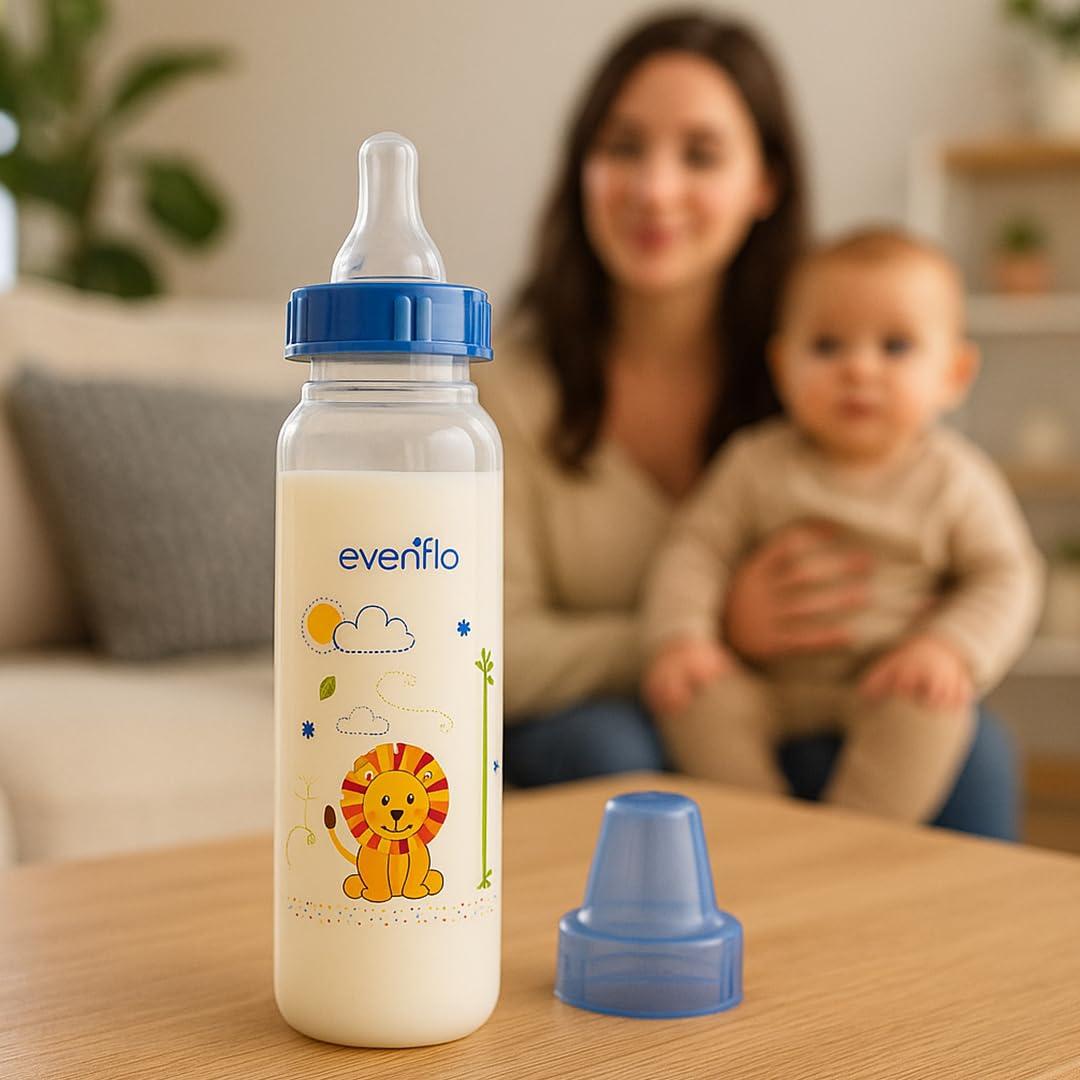 image:imageClassic Prints Polypropylene Bottles for Baby Infant and Newborn BlueGreenTeal 8 Ounce Pack of 121 Count Pack of 12