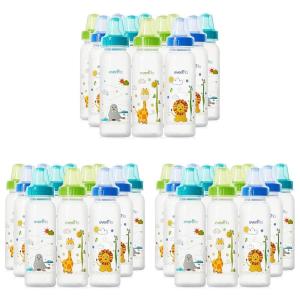 image:imageClassic Prints Polypropylene Bottles for Baby Infant and Newborn  BlueGreenTeal 8 Ounce Pack of 121 Count Pack of 36